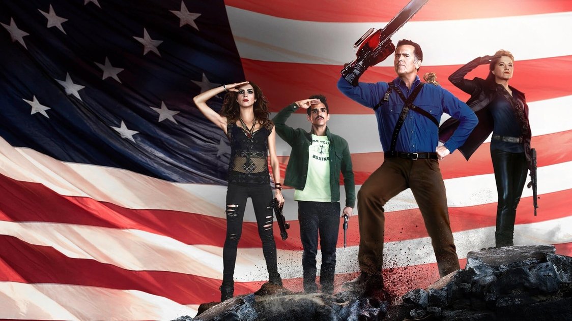 Backdrop de Ash vs Evil Dead