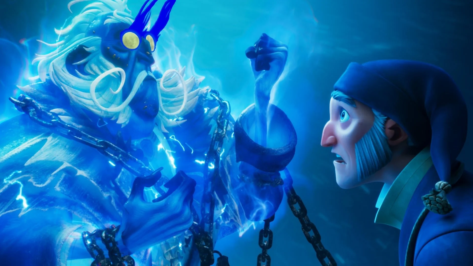 Backdrop de Scrooge: Cuento de Navidad