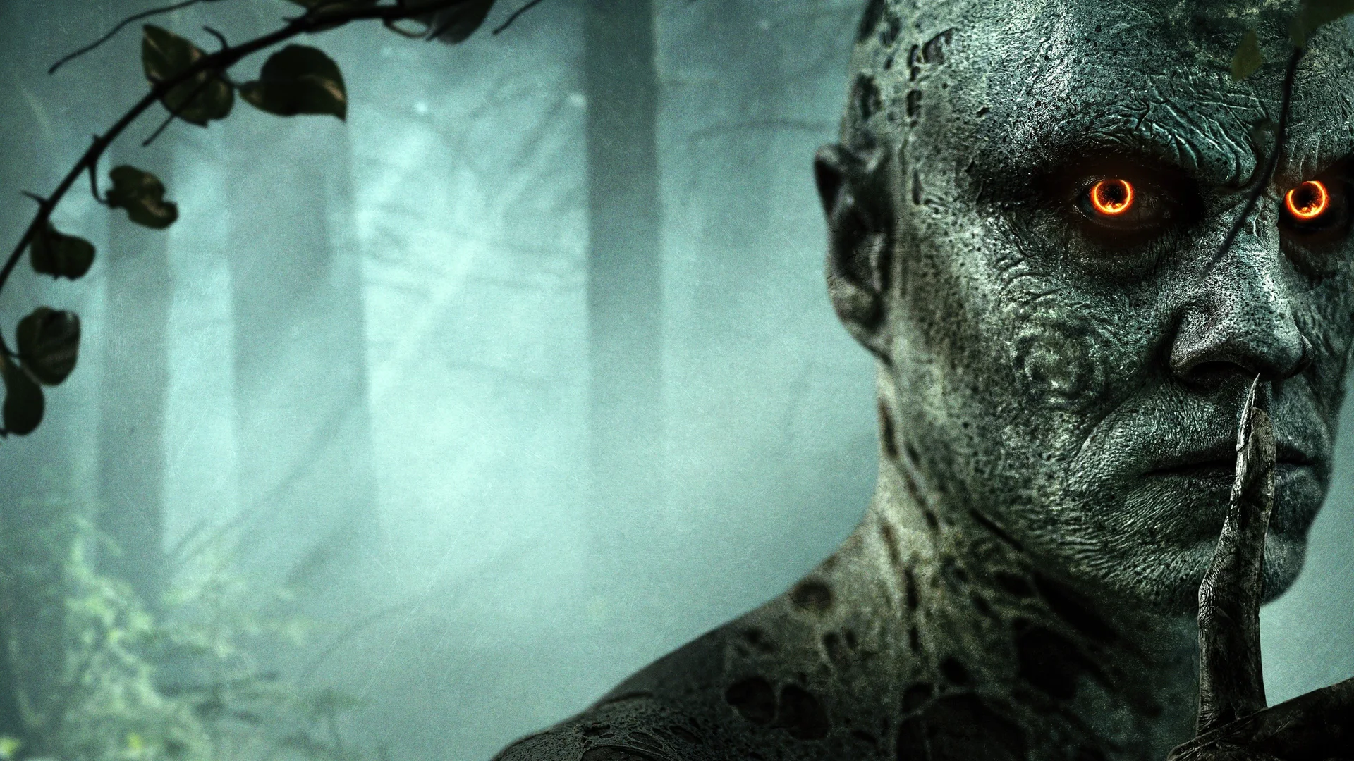 Backdrop de La aldea maldita