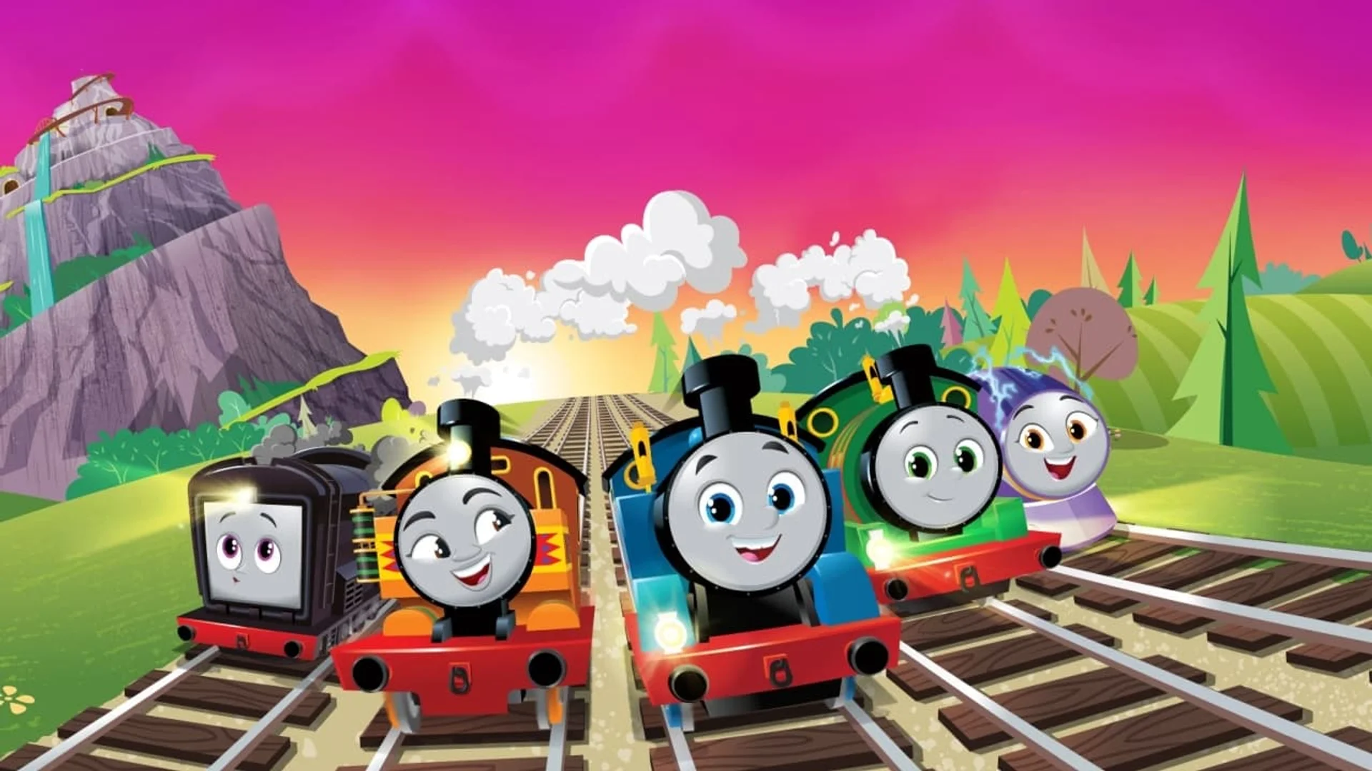 Backdrop de Thomas &amp; Friends: El misterio del mirador de la montaña