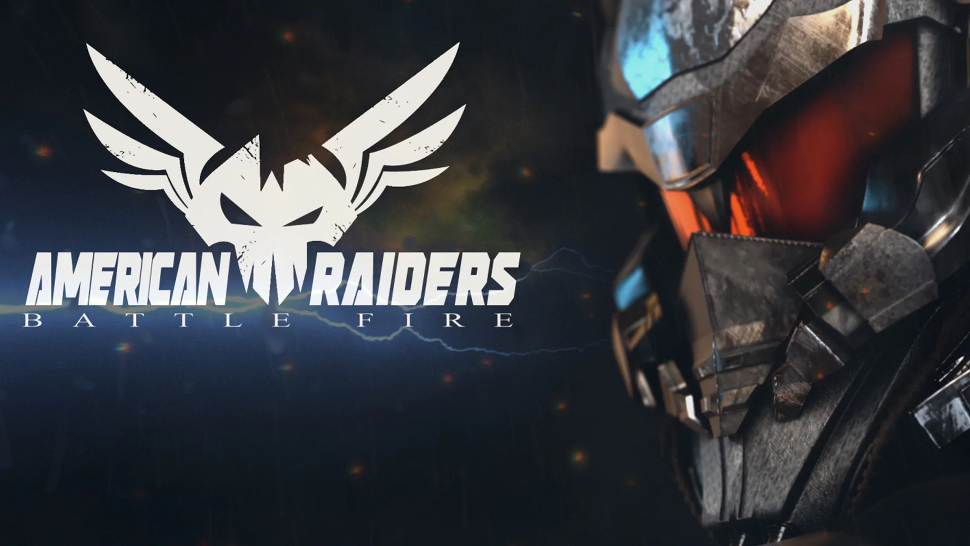 Backdrop de American Raiders Battle Fire