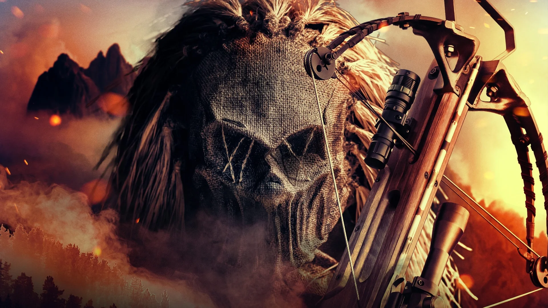 Backdrop de La Leyenda del Lobo de la Montaña