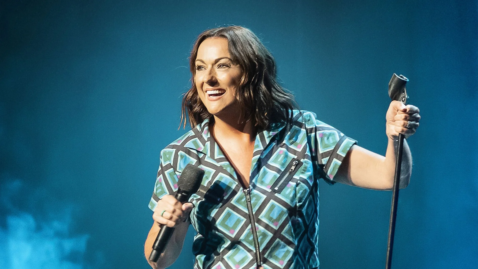 Backdrop de Celeste Barber: Fine, thanks