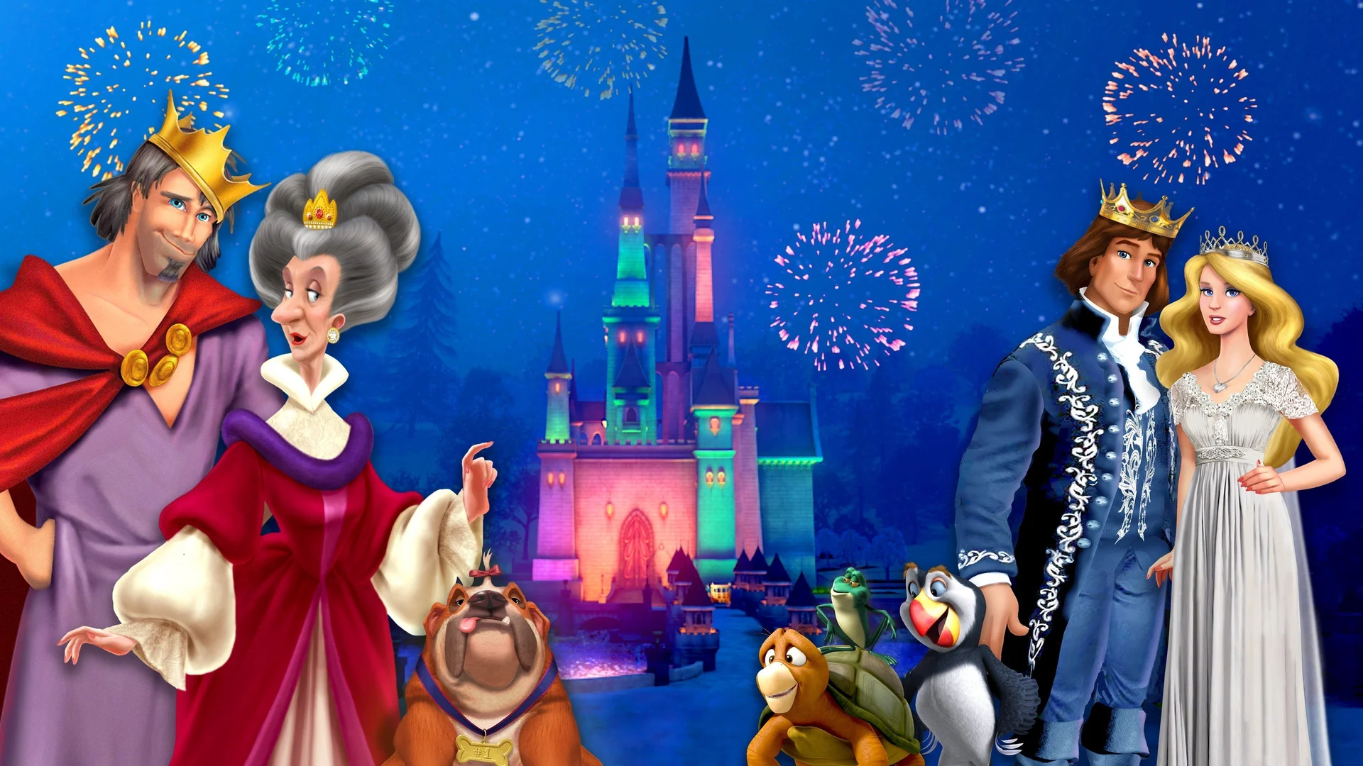 Backdrop de La princesa encantada: Nace un cuento de hadas