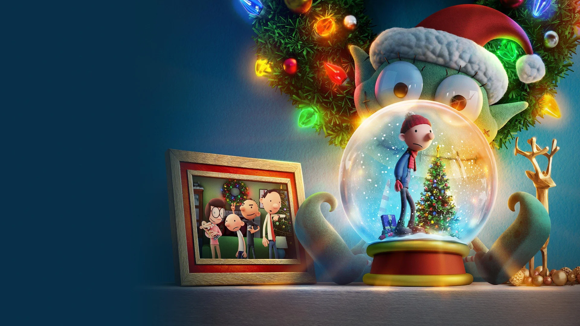 Backdrop de El diario de Greg: ¡Navidad sin salida!