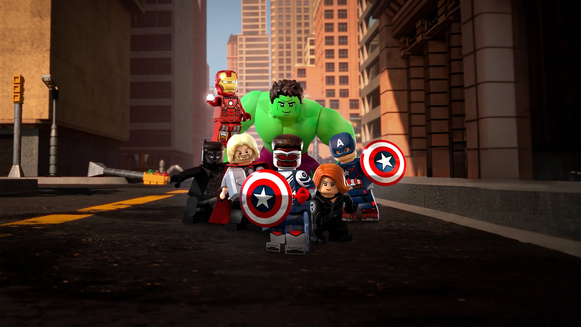 Backdrop de LEGO Marvel Avengers: Código rojo
