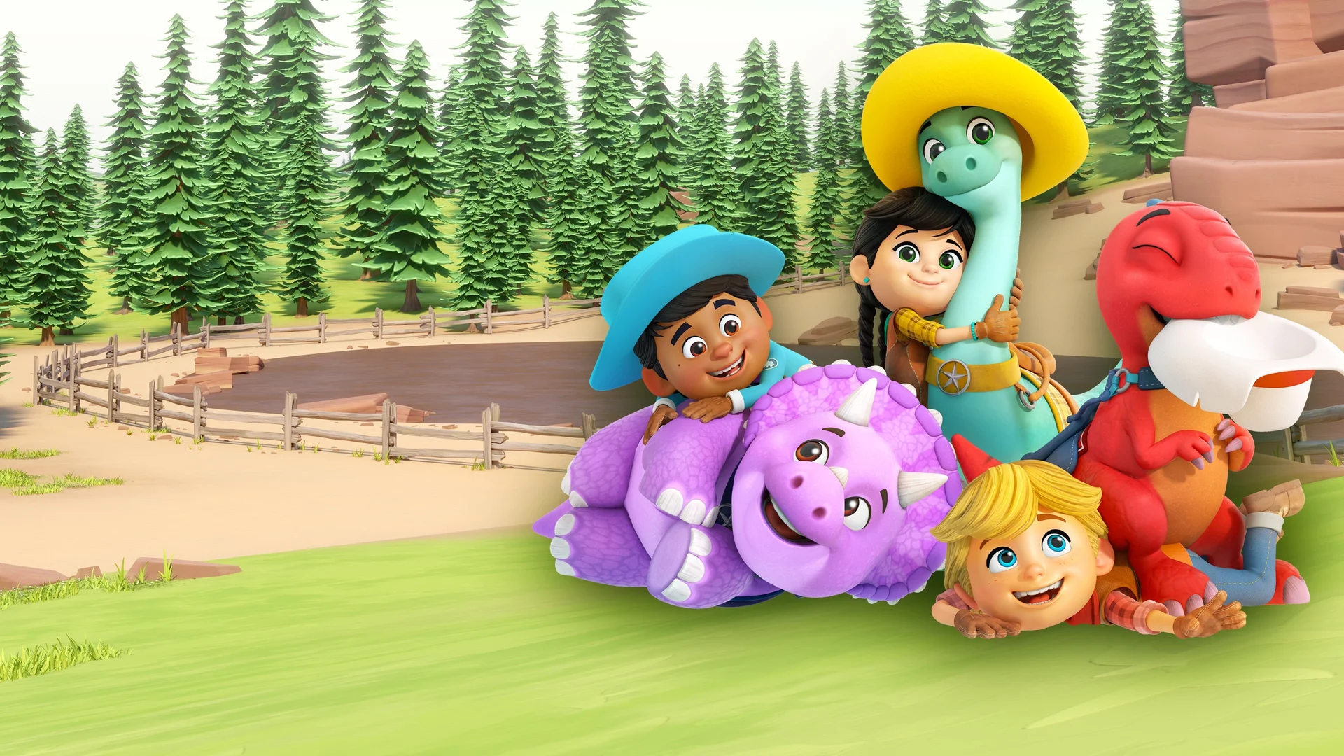 Backdrop de Dino Ranch