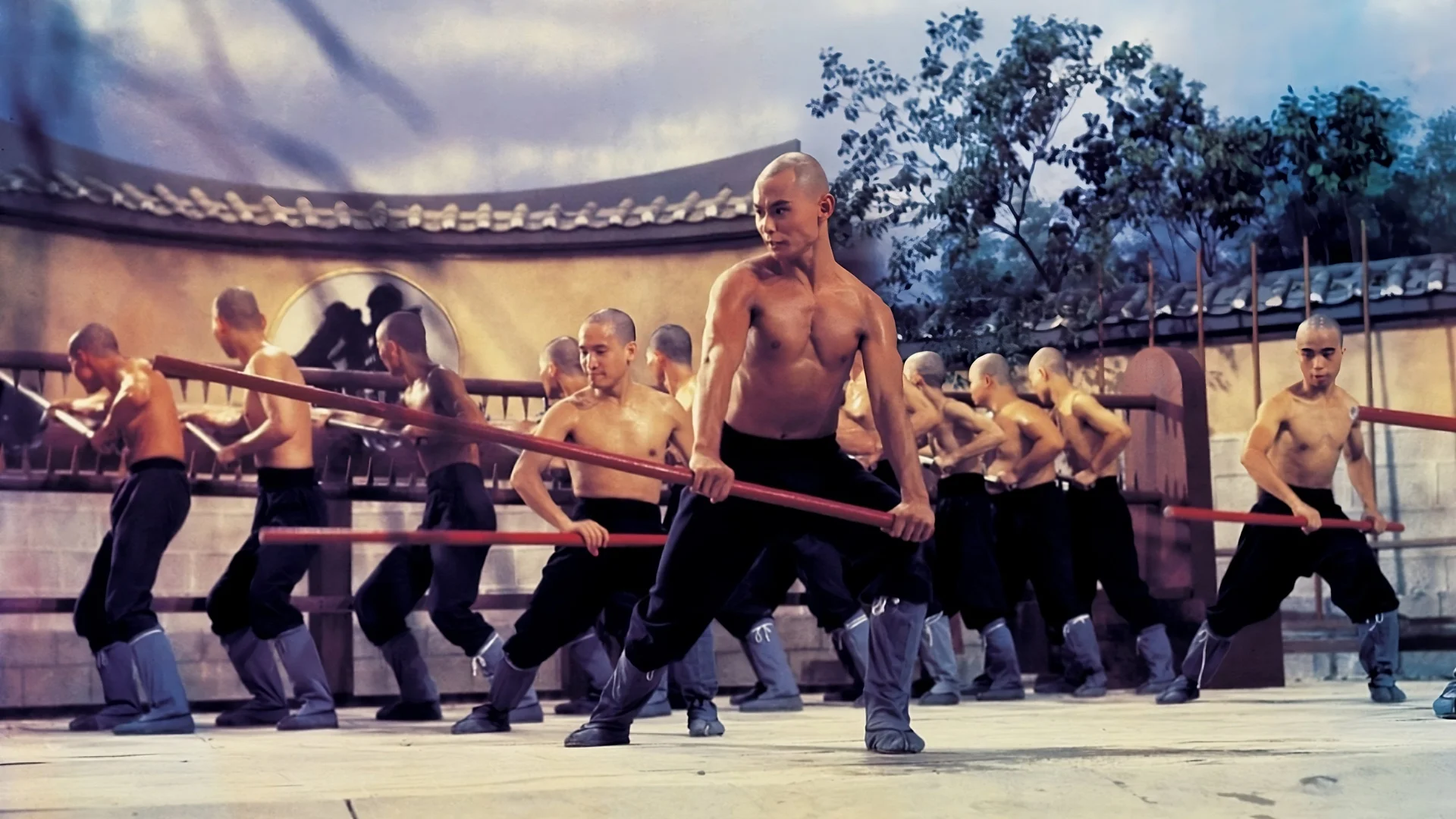 Backdrop de Las 36 cámaras del Shaolin