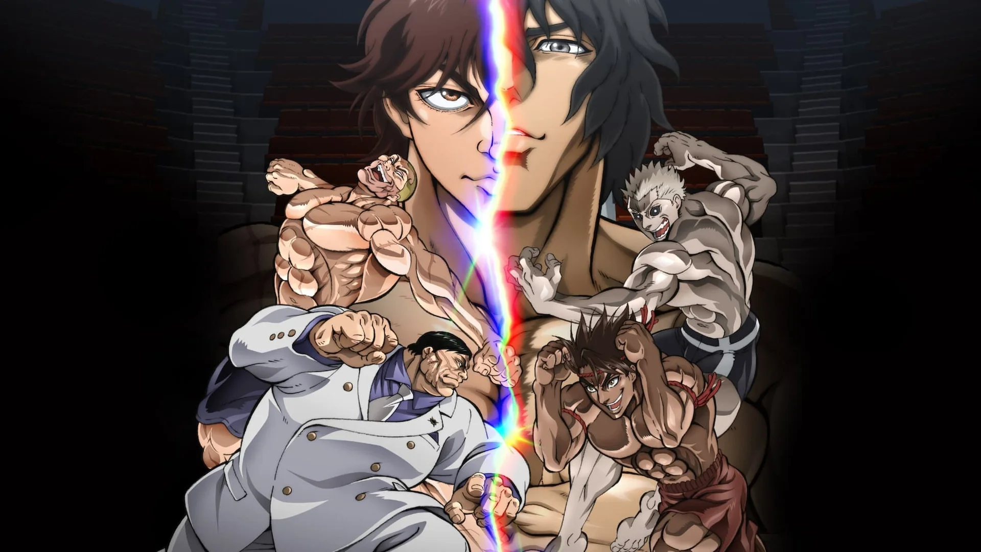 Backdrop de Baki Hanma vs. Kengan Ashura