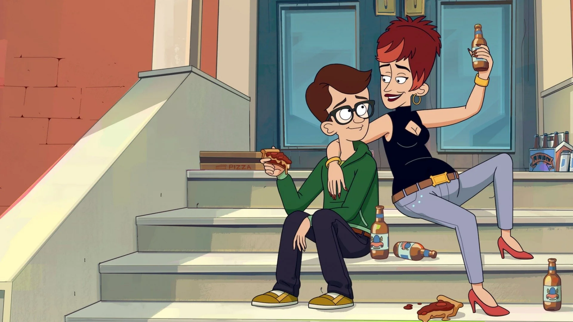 Backdrop de Chicago Party Aunt