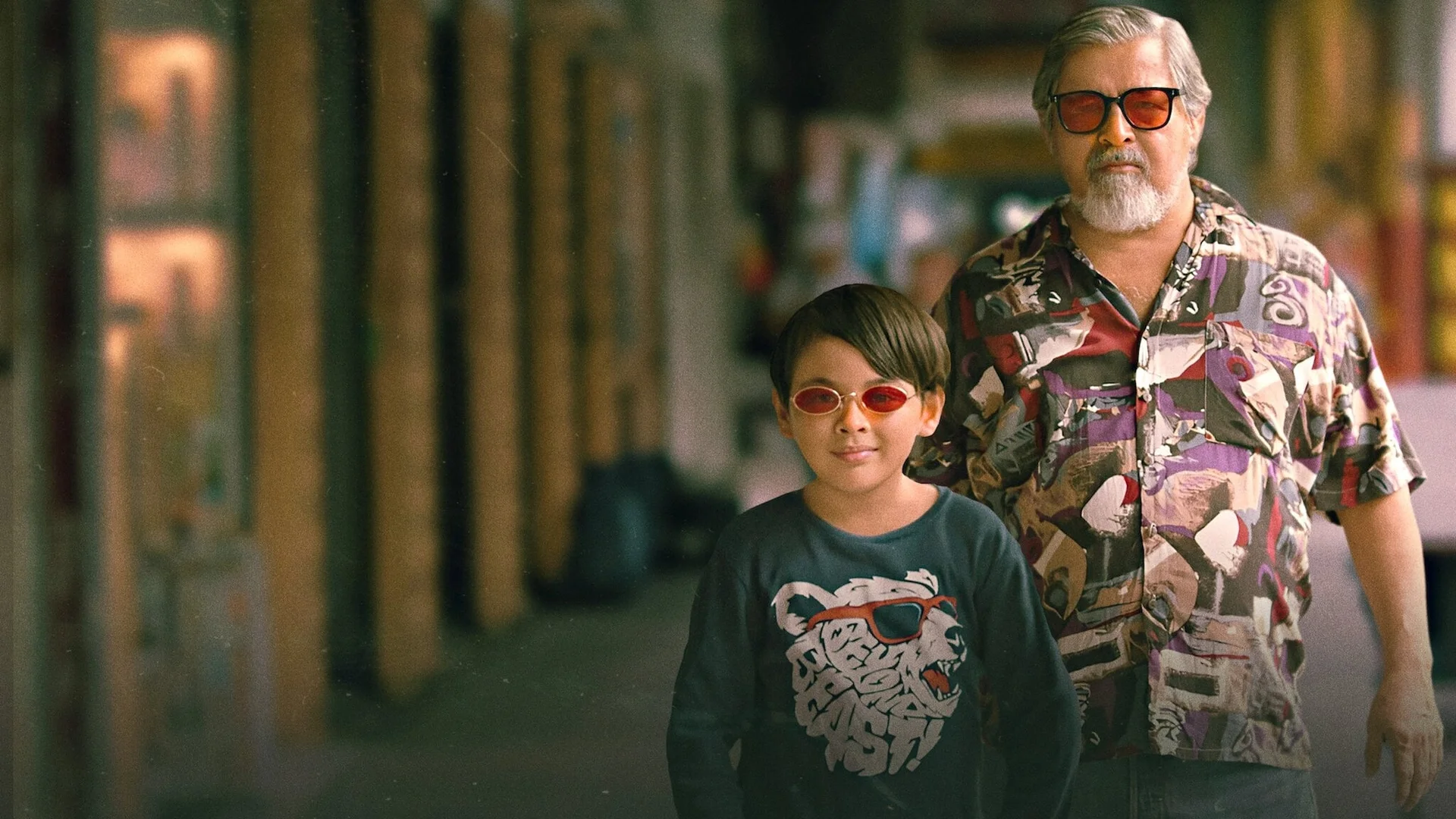 Backdrop de El Abuelo y Kid