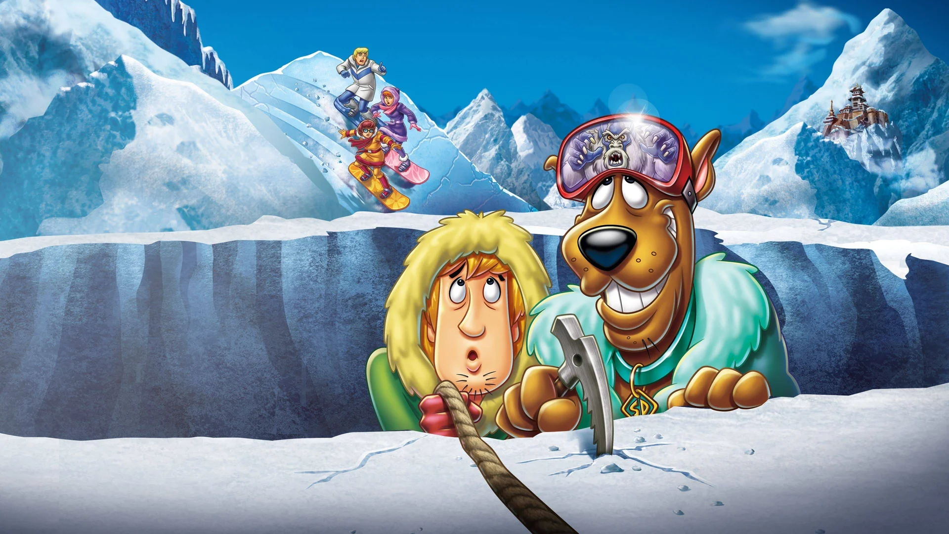 Backdrop de Scooby-Doo! y el abominable hombre de las nieves