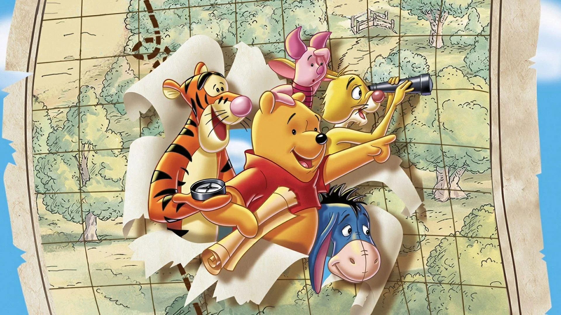 Backdrop de Winnie Pooh: su gran aventura