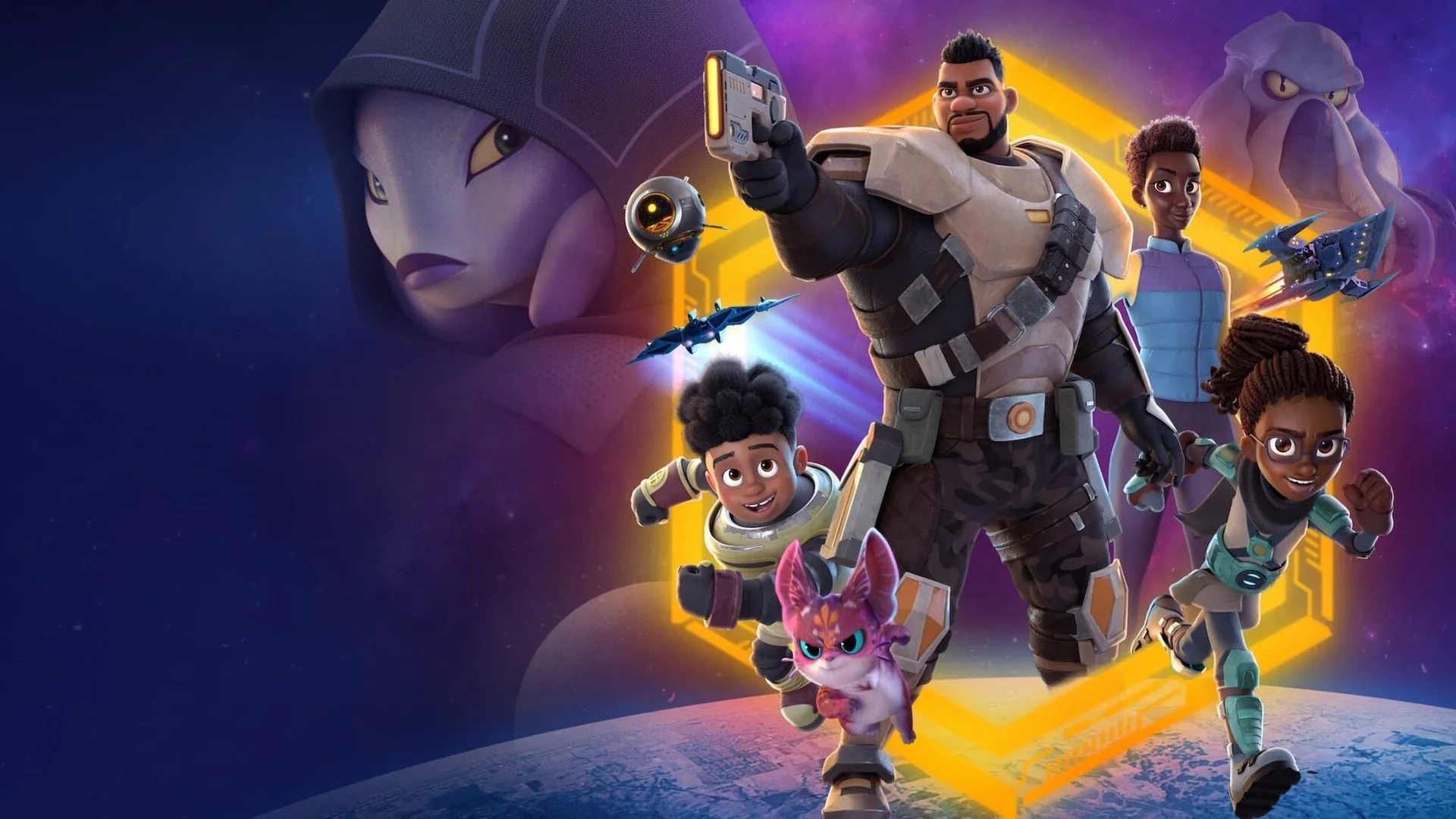 Backdrop de Mi papá, el cazador intergaláctico