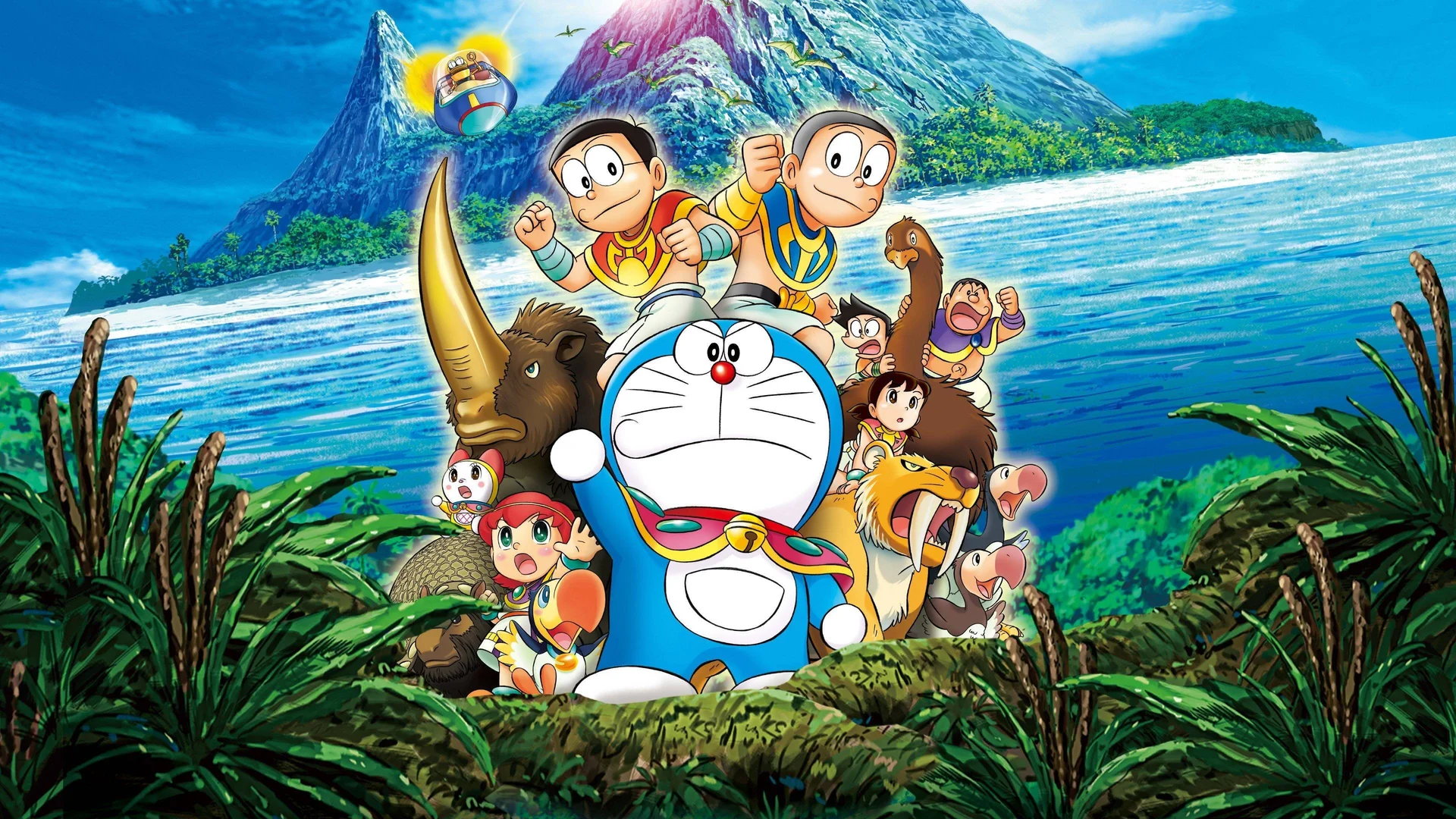 Backdrop de Doraemon: Nobita y la isla de los milagros