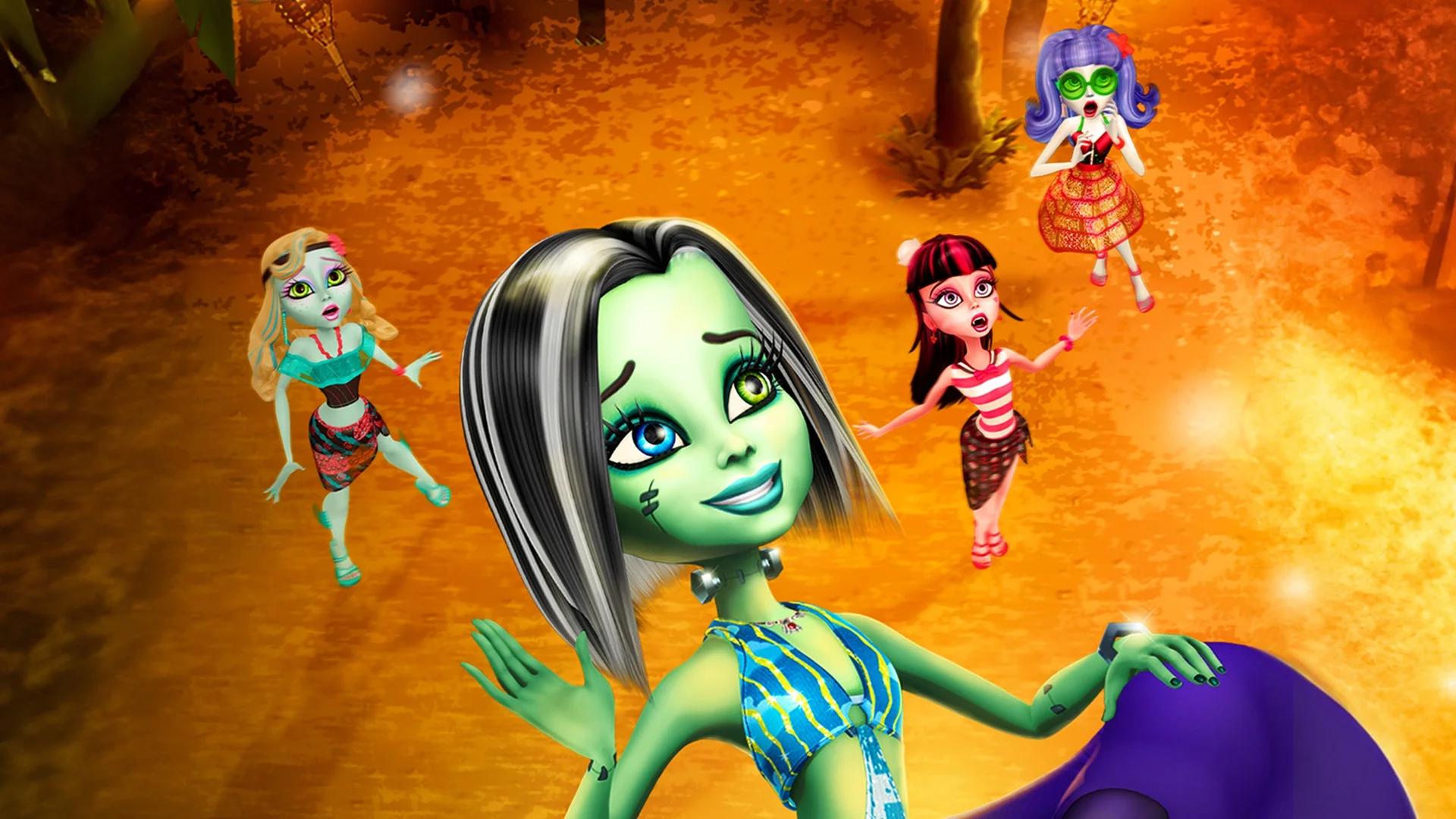 Backdrop de Monster High: Escape de Playa Calavera