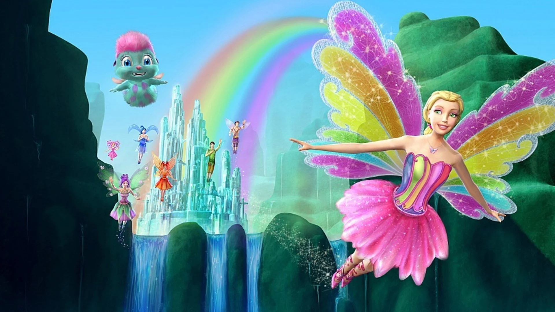 Backdrop de Barbie Fairytopia 2: La magia del arco iris