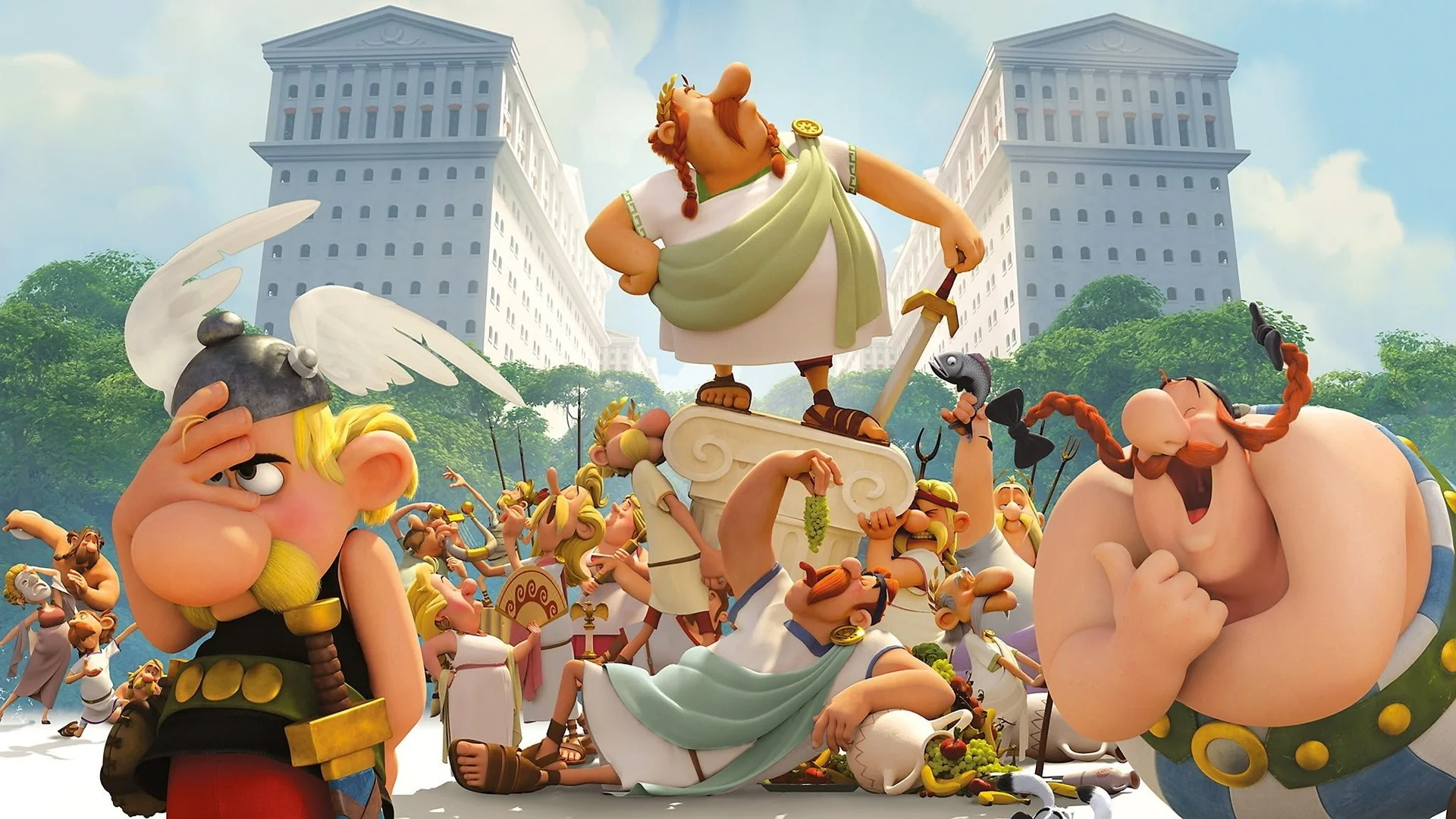 Backdrop de Astérix: La residencia de los dioses