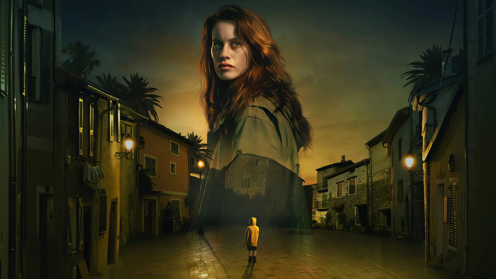 Backdrop de La chica de nieve