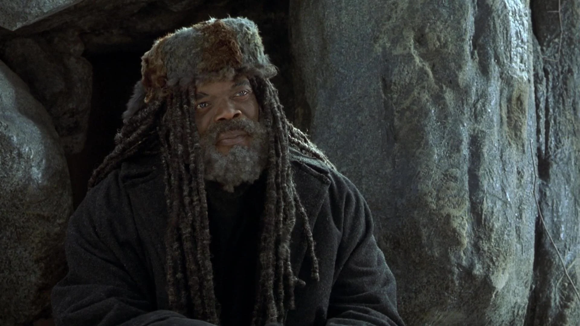 Backdrop de El Hombre de la Cueva