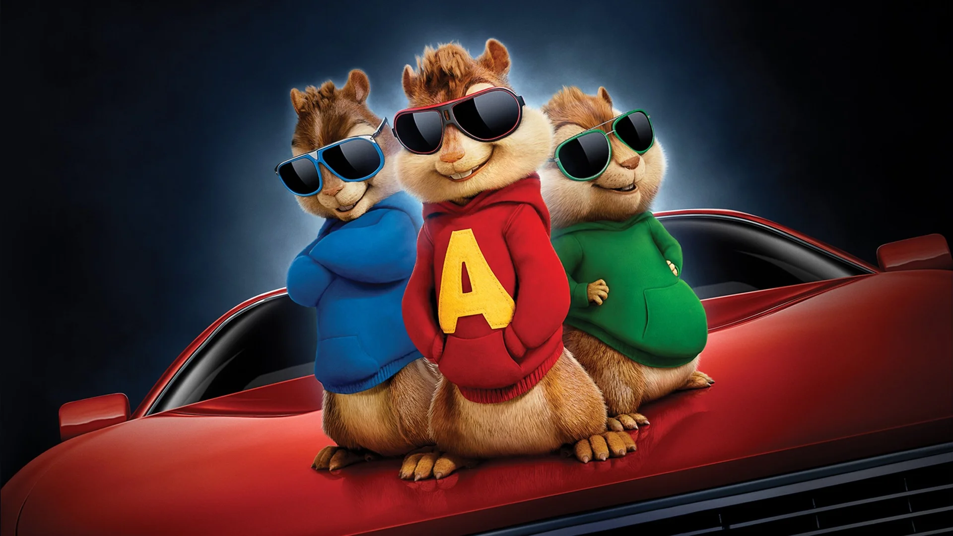 Backdrop de Alvin y las Ardillas: Aventura sobre ruedas