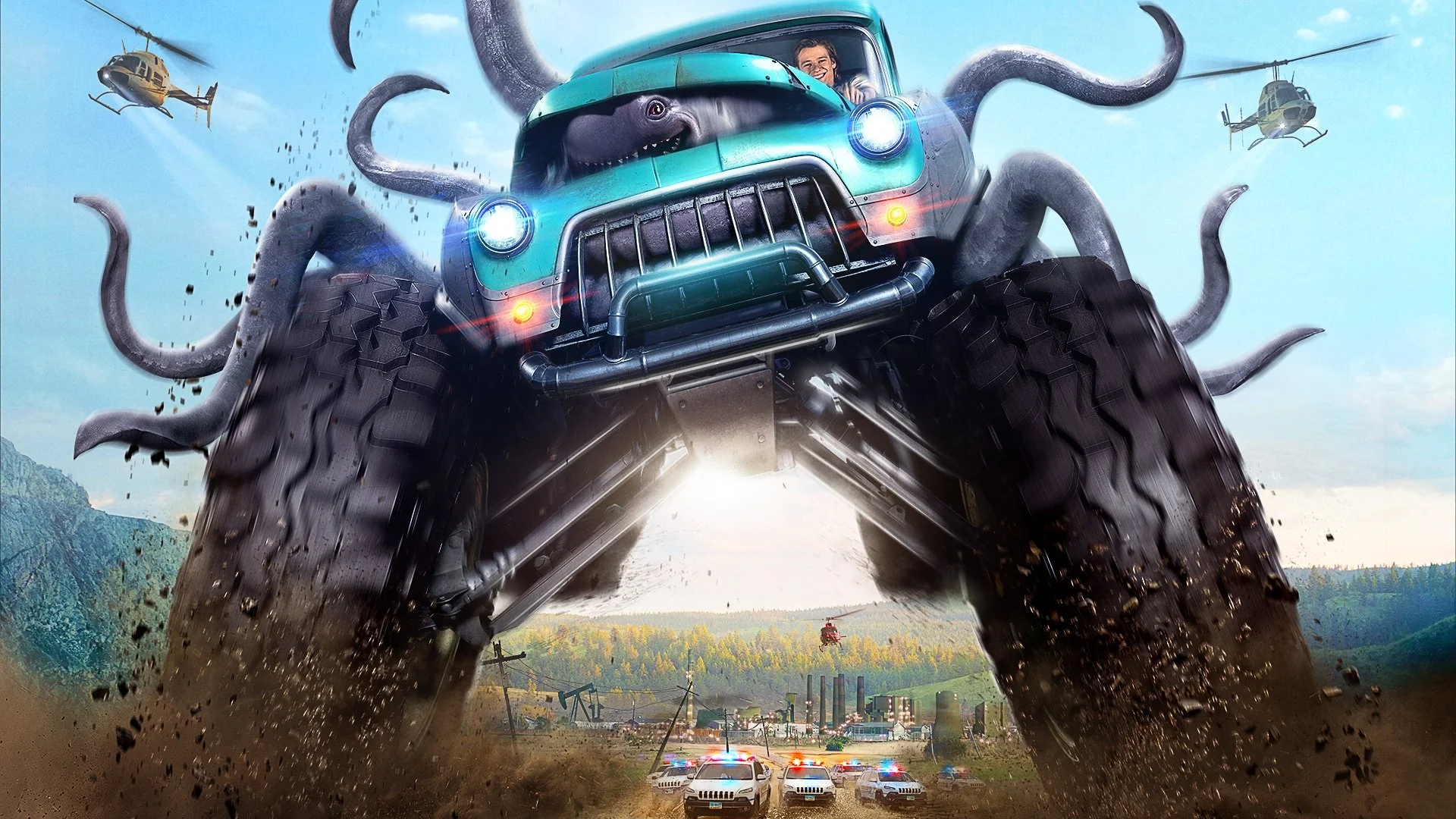 Backdrop de Monster Trucks