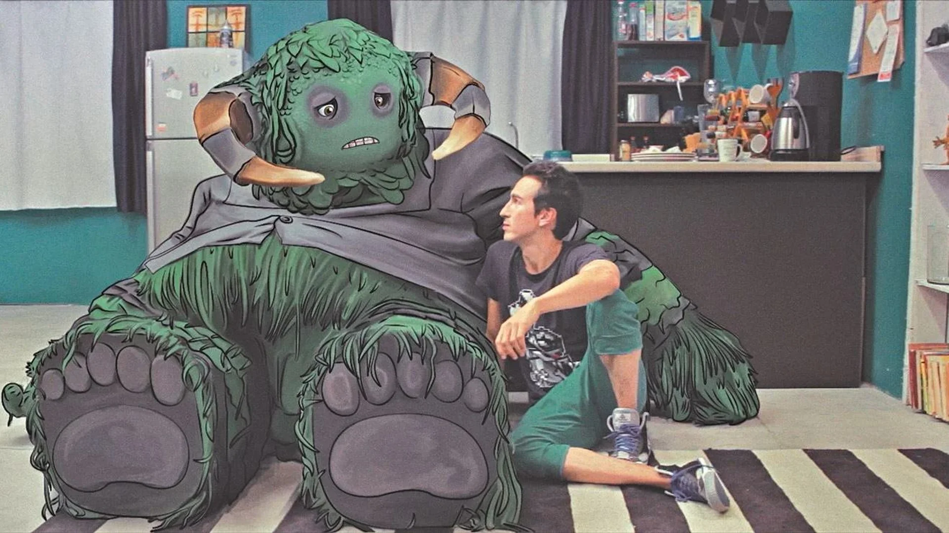 Backdrop de Monstruosamente Solo