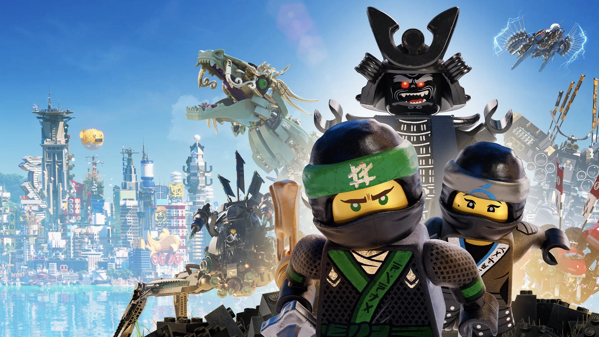 Backdrop de Lego Ninjago: La película