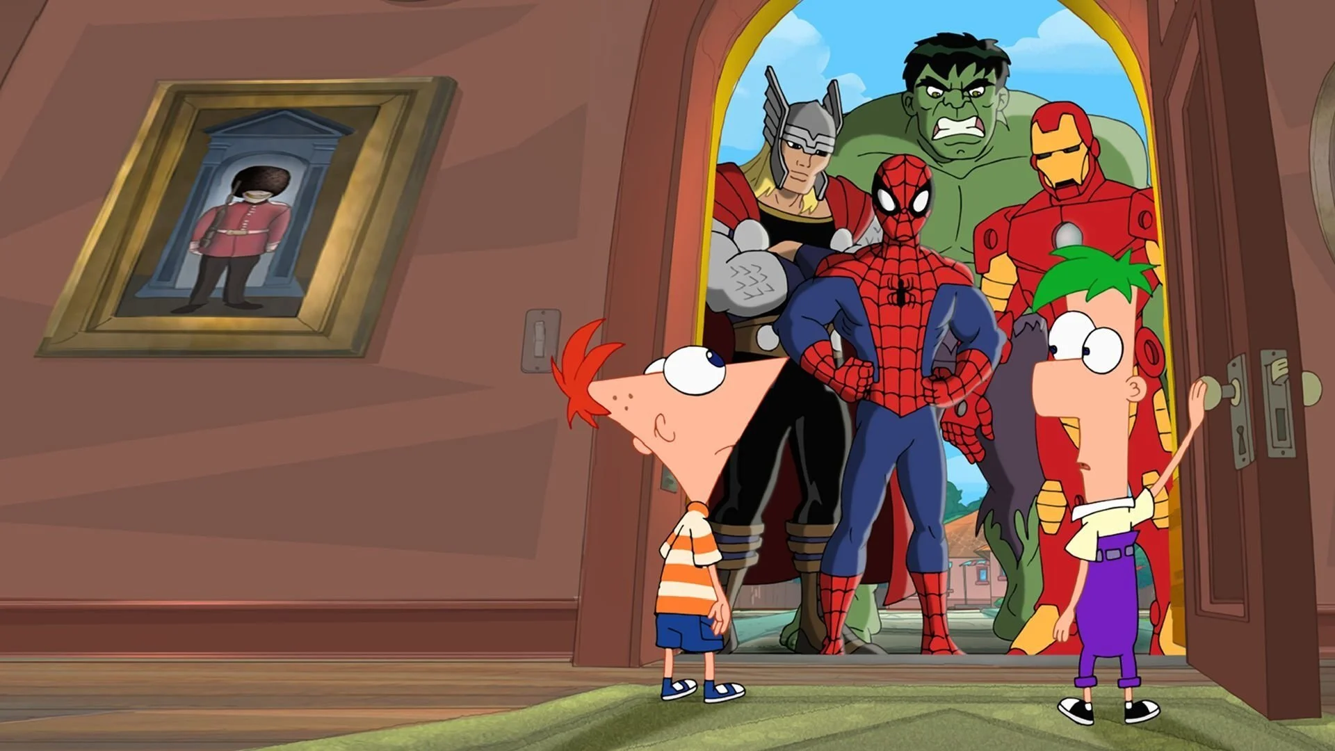 Backdrop de Phineas y Ferb: Misión Marvel