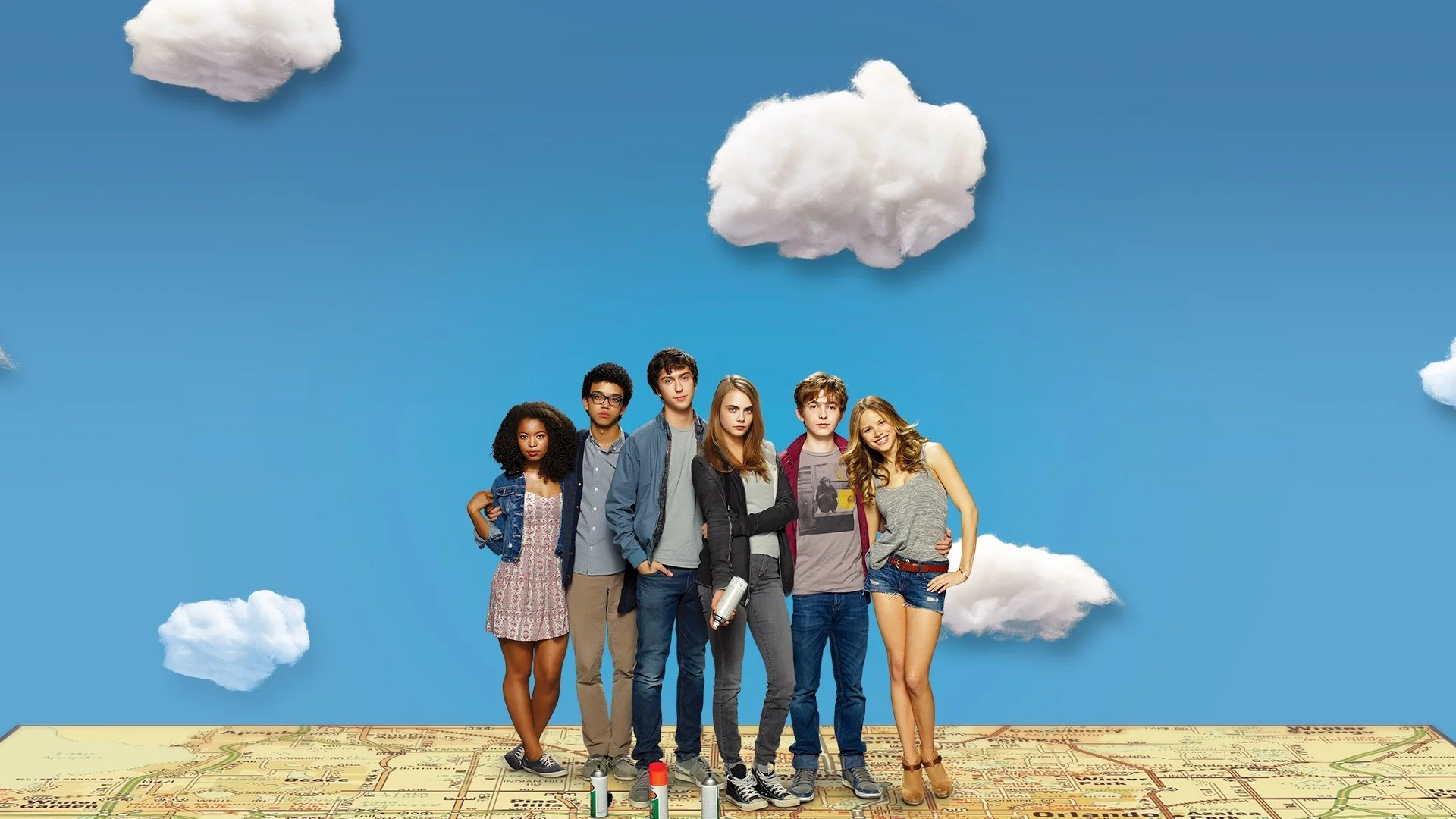 Backdrop de Ciudades de papel