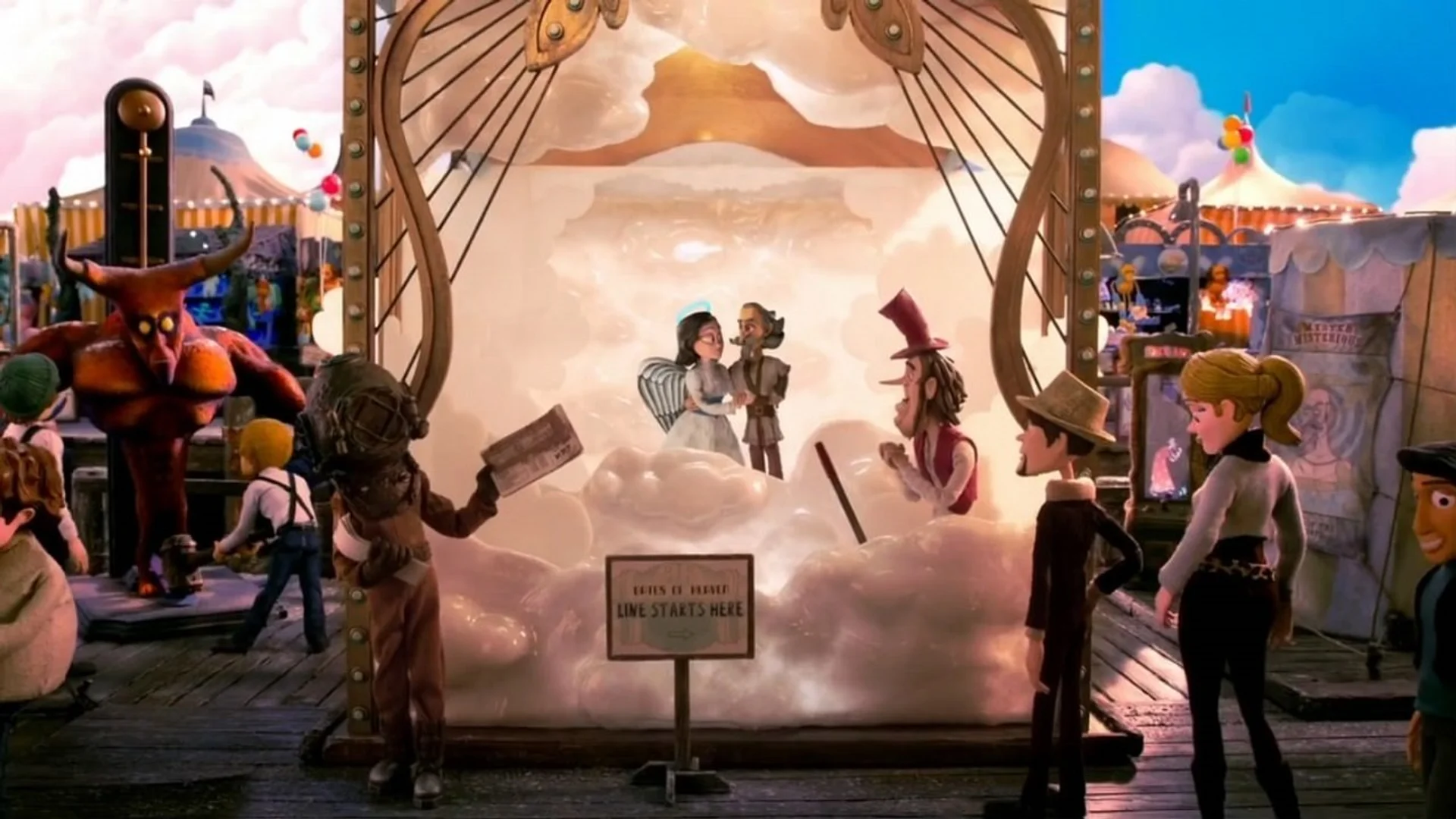 Backdrop de Al Averno y de Regreso