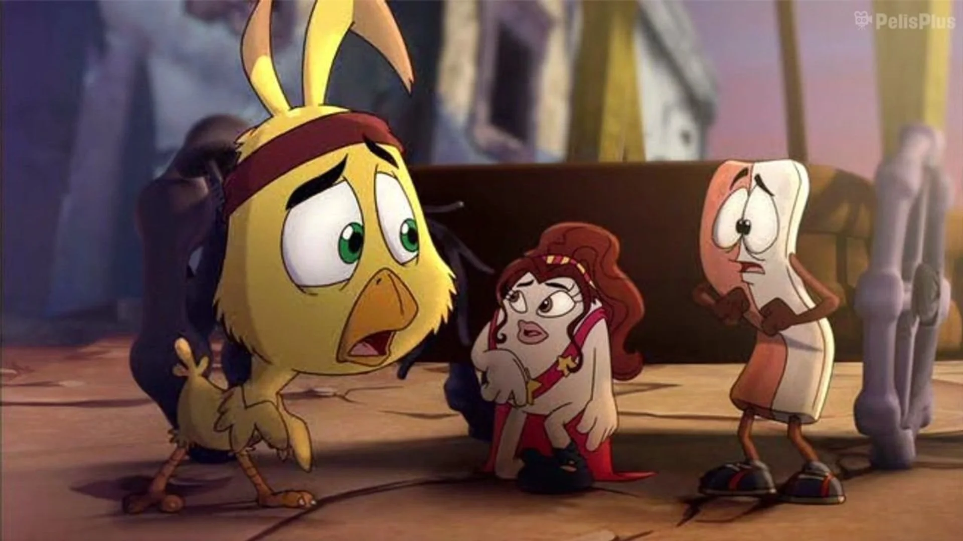 Backdrop de Otra película de huevos y un pollo