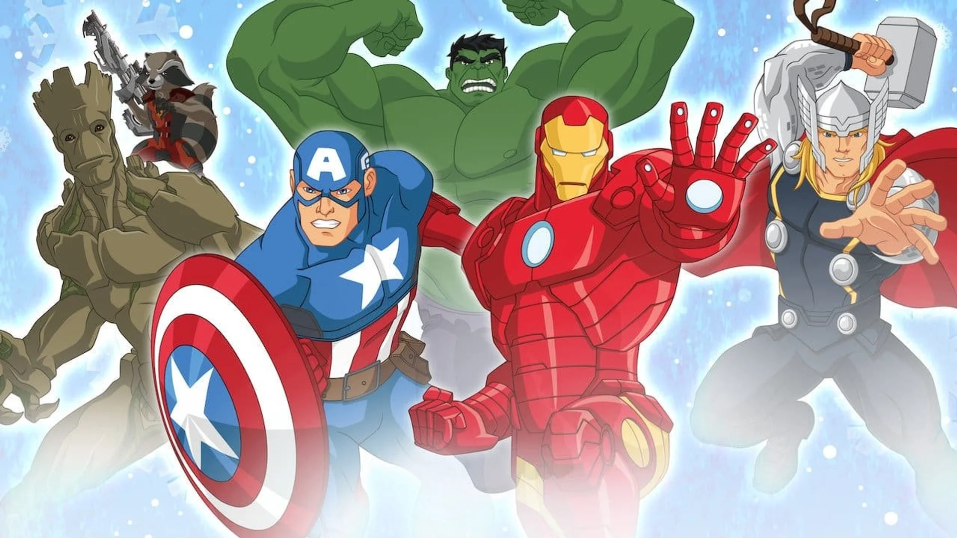 Backdrop de Las aventuras de los superhéroes de Marvel: ¡Combate sobre hielo!