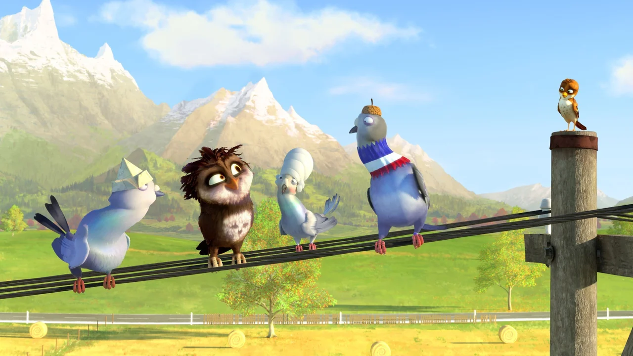 Una cigüeña en apuros