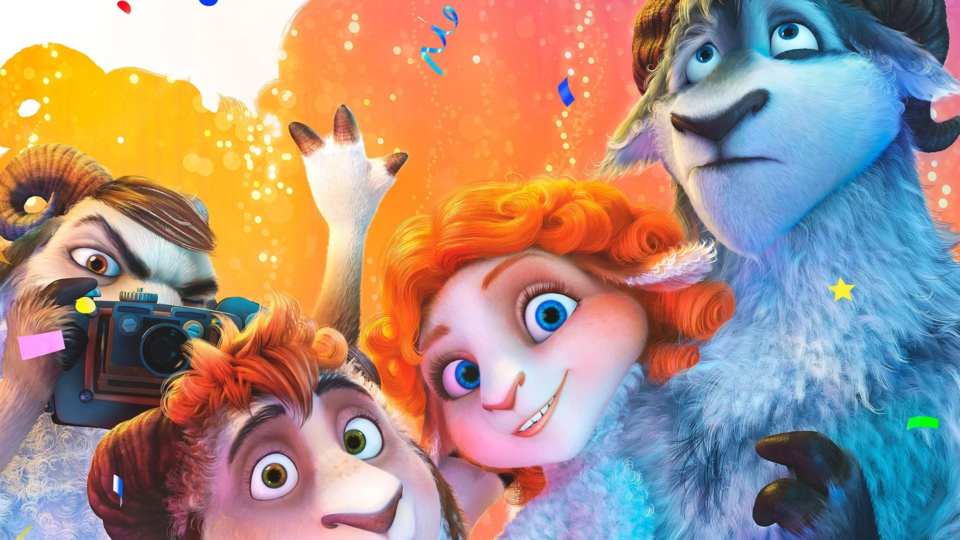 Backdrop de Ovejas y Lobos