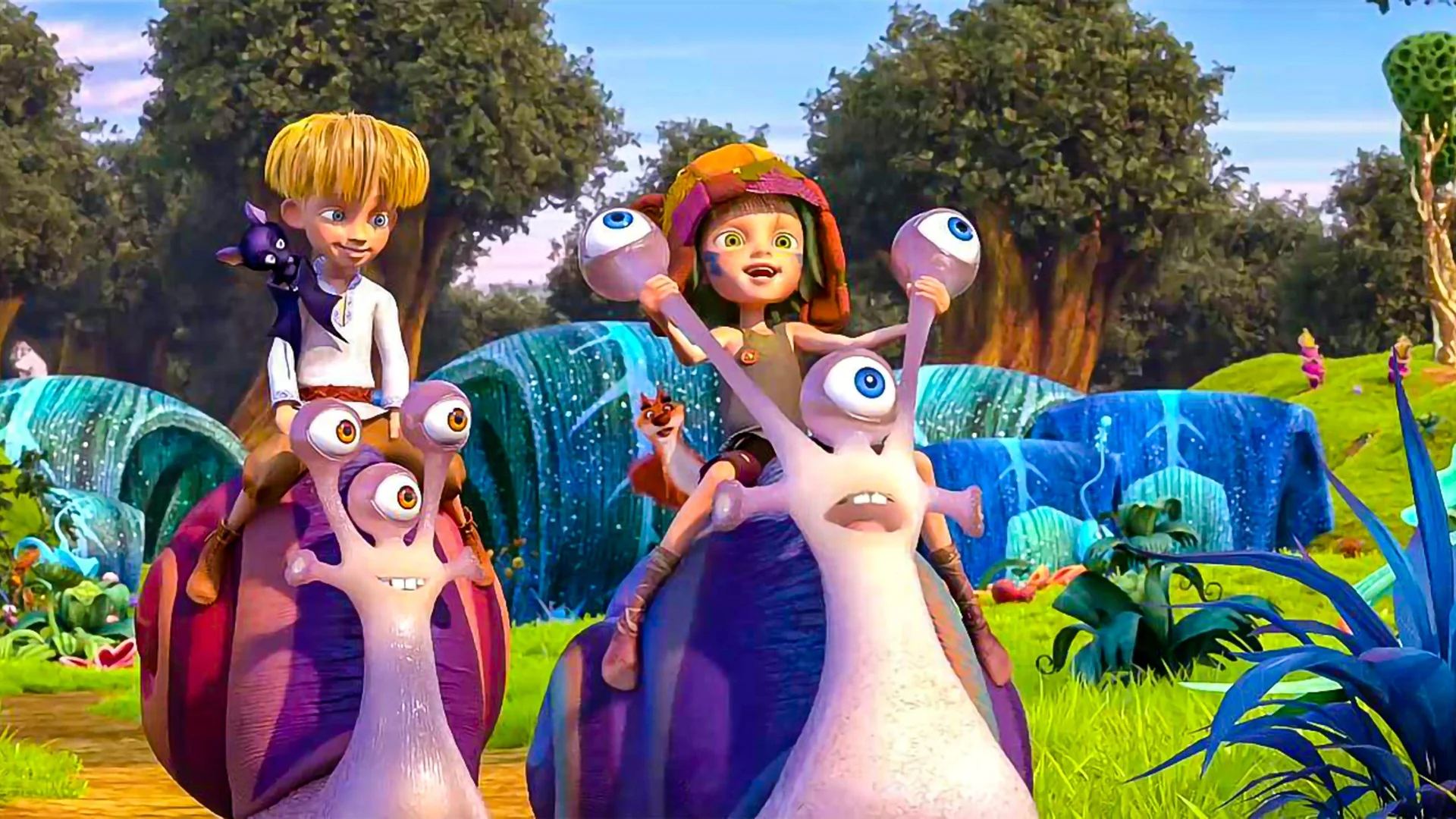 Backdrop de Nicky y el hechizo del dragón