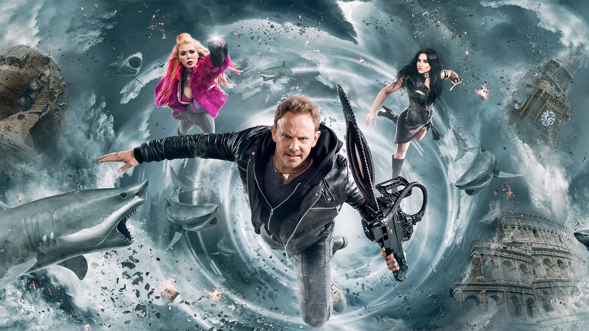 Backdrop de Sharknado 5: Aletamiento global