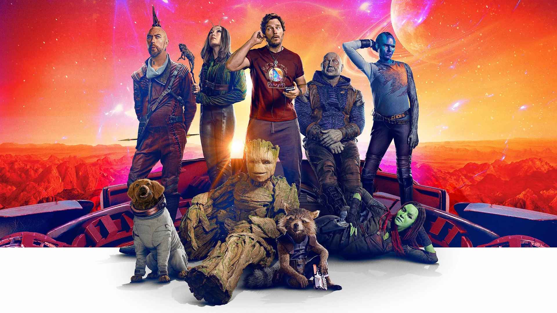 Backdrop de Guardianes de la Galaxia volumen 3