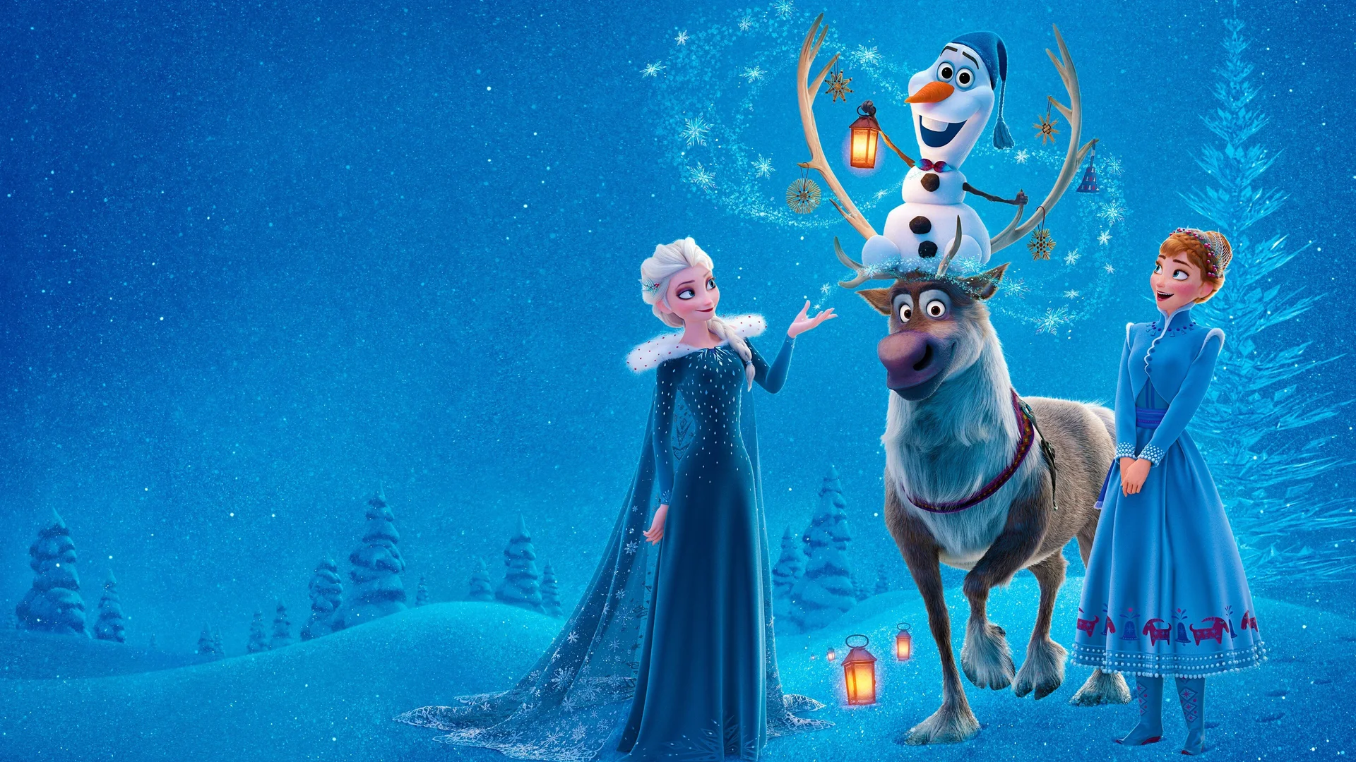 Backdrop de Olaf: Otra aventura congelada de Frozen