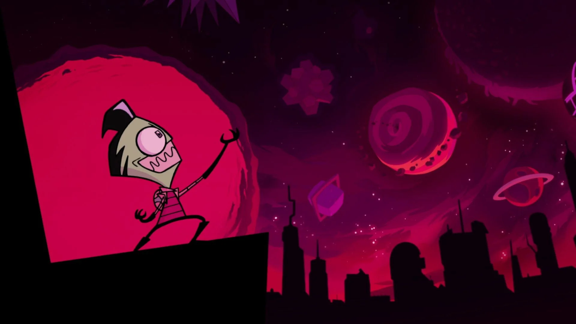Backdrop de Invasor Zim y el poder del Florpus