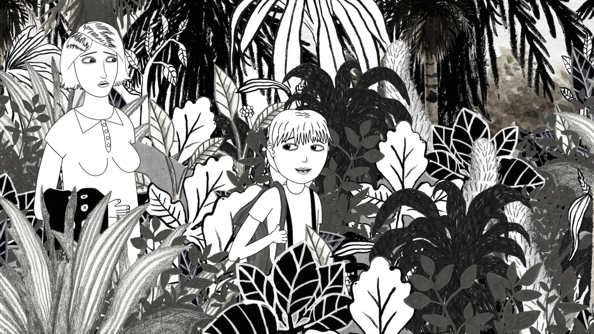 Backdrop de Virus tropical