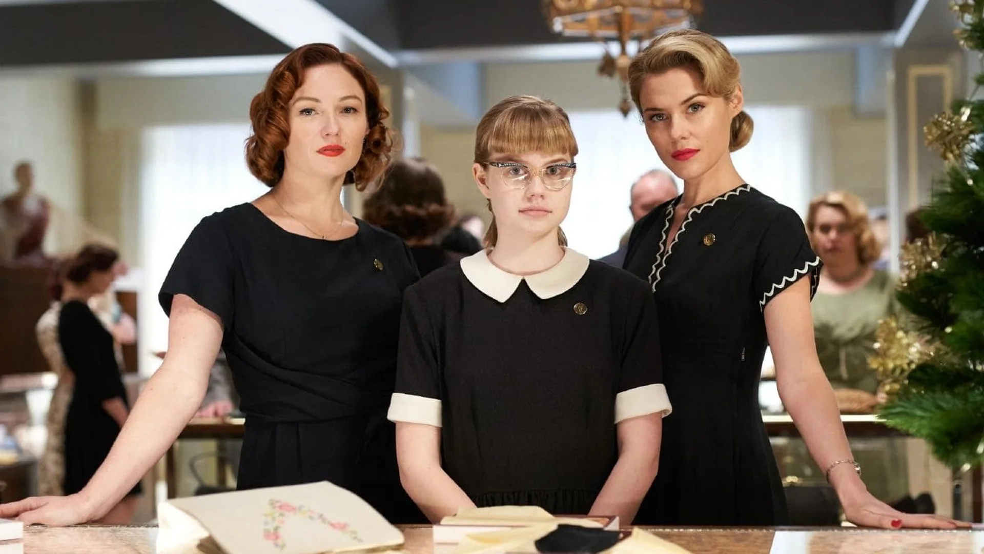 Backdrop de Señoritas de negro