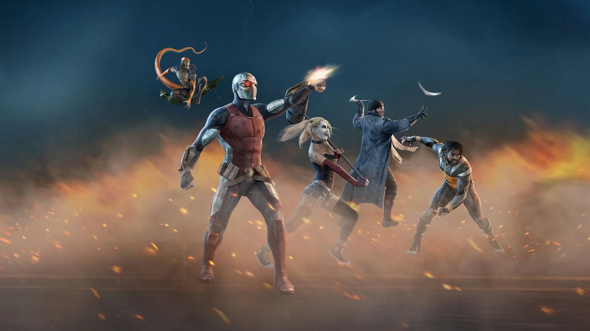 Backdrop de Escuadrón Suicida: Deuda infernal