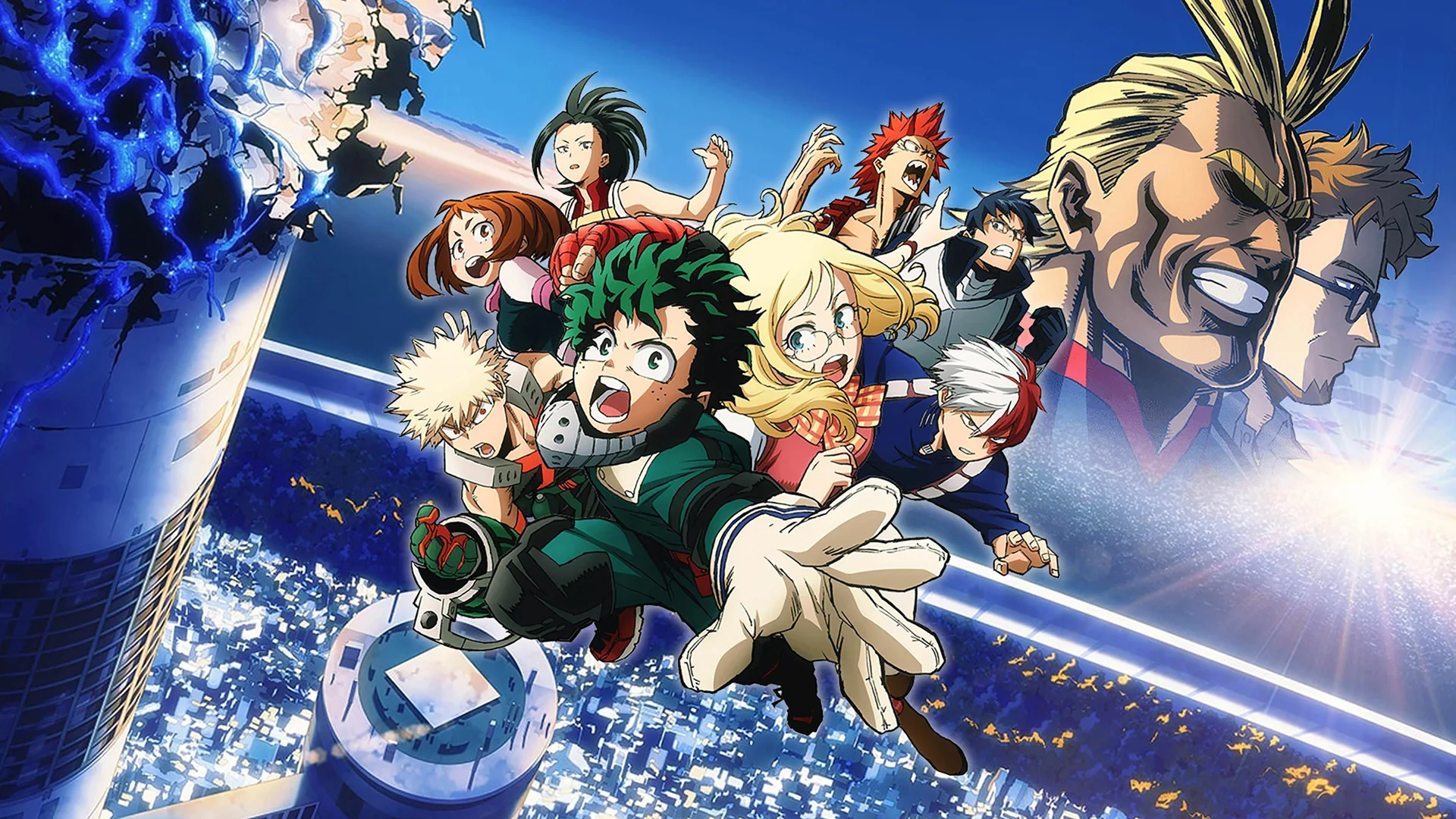 Backdrop de My Hero Academia: Dos héroes