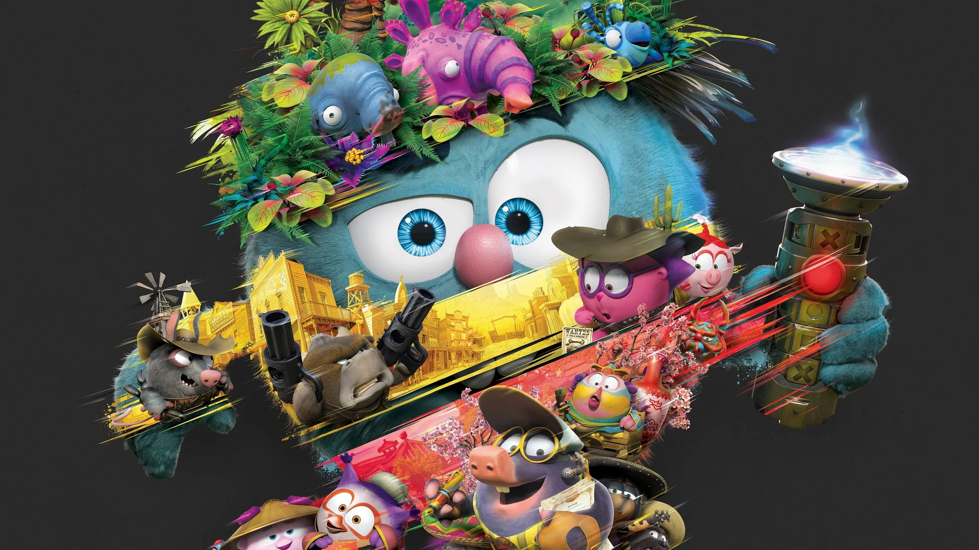 Backdrop de Kikoriki. Deja Vu