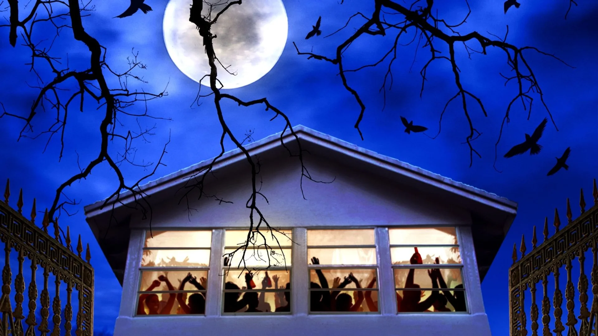 Backdrop de Truco o Trato: Feliz Halloween