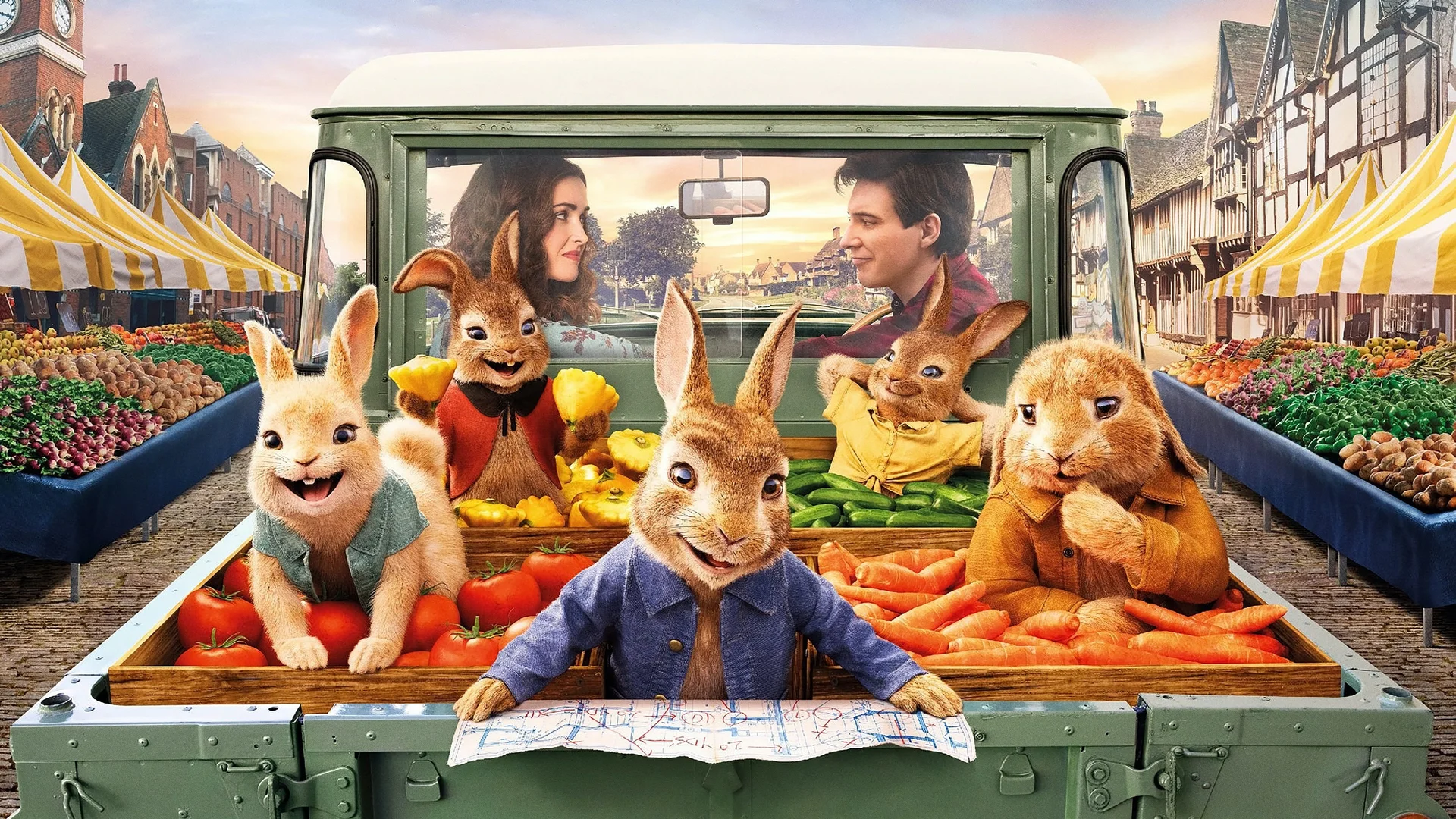 Backdrop de Peter Rabbit 2: Conejo en fuga