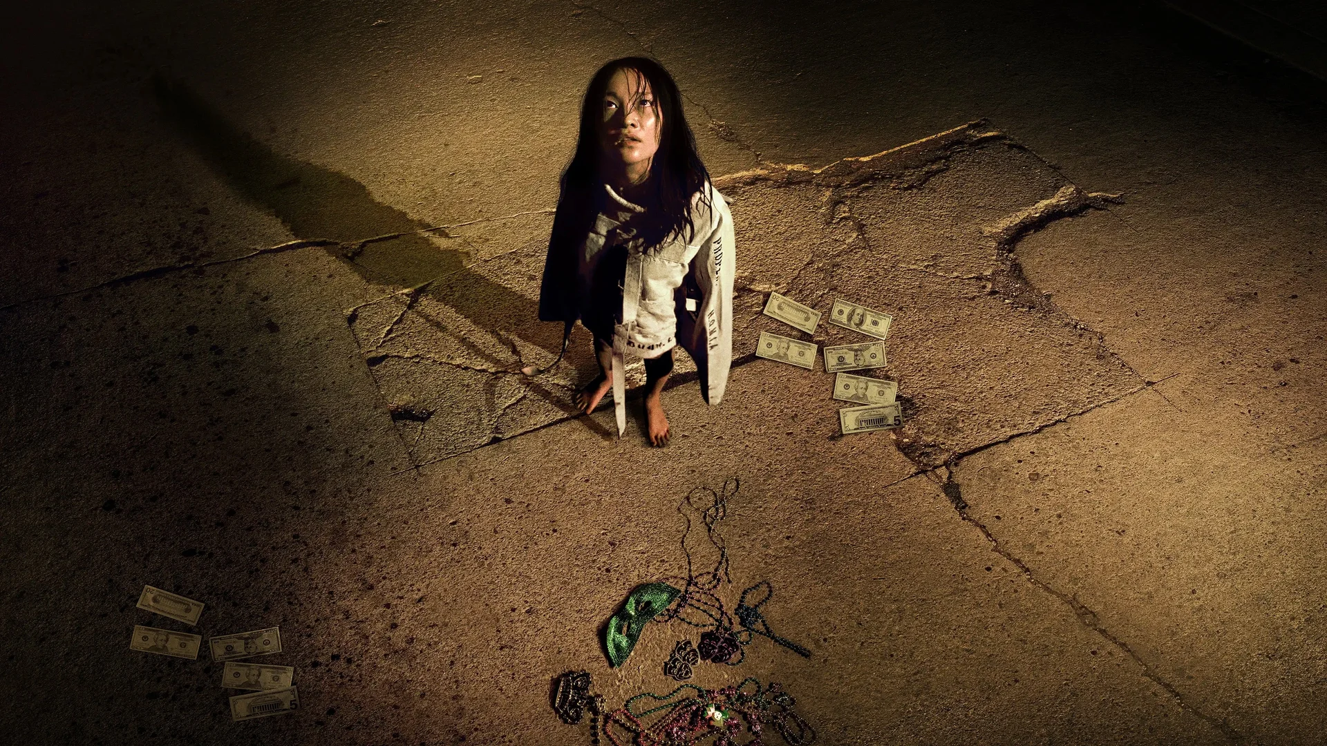 Backdrop de Mona Lisa y la luna de sangre