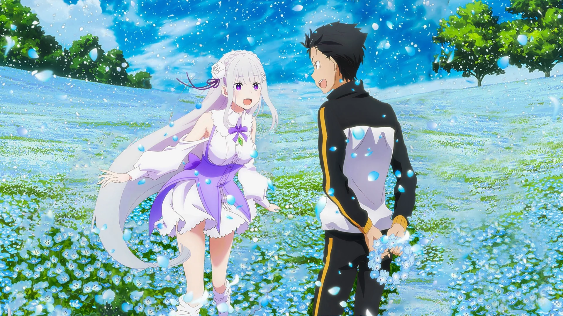 Backdrop de Re:ZERO -Starting Life in Another World- Snow Memories