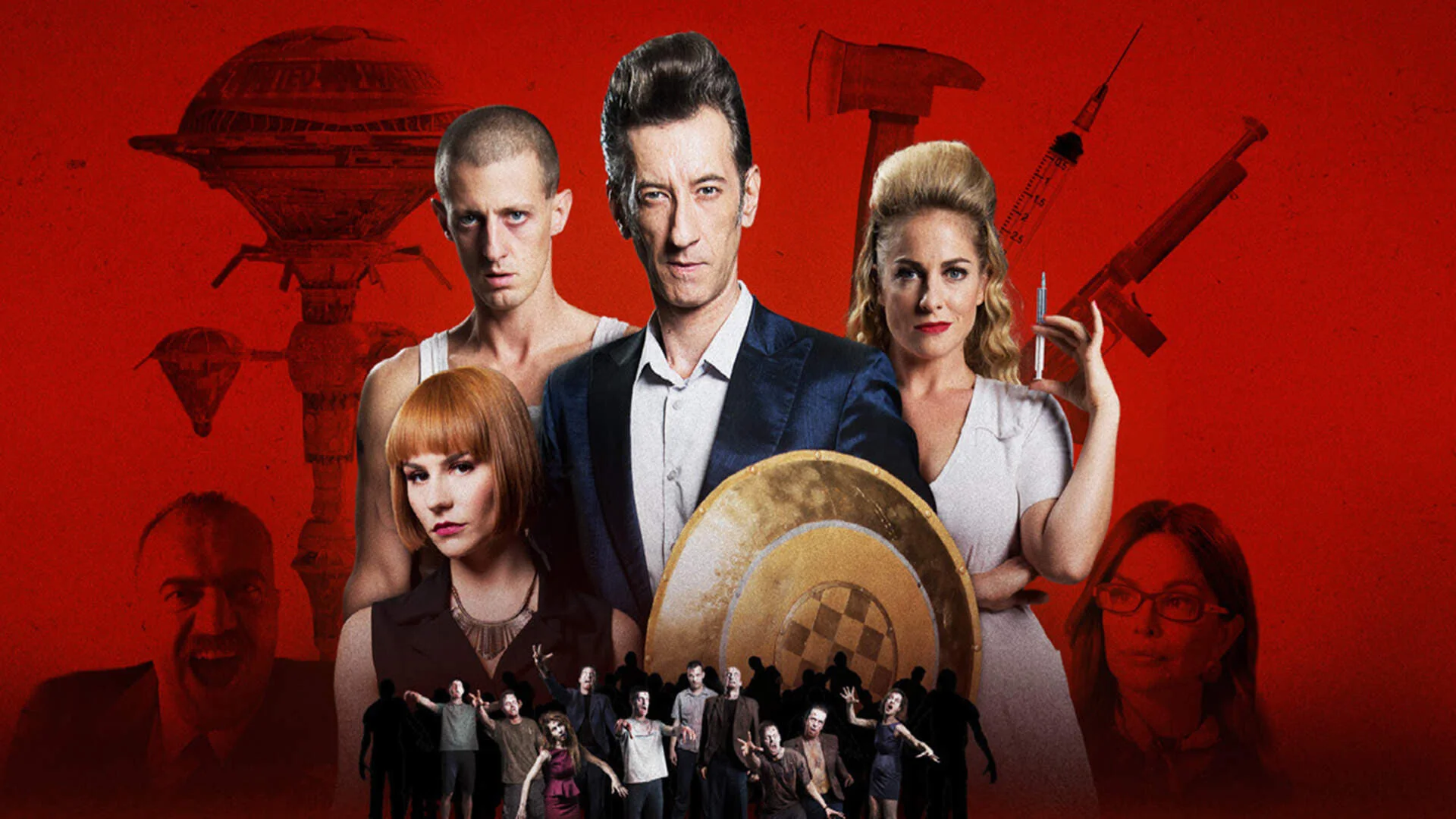 Backdrop de Batalla de Los Zombis